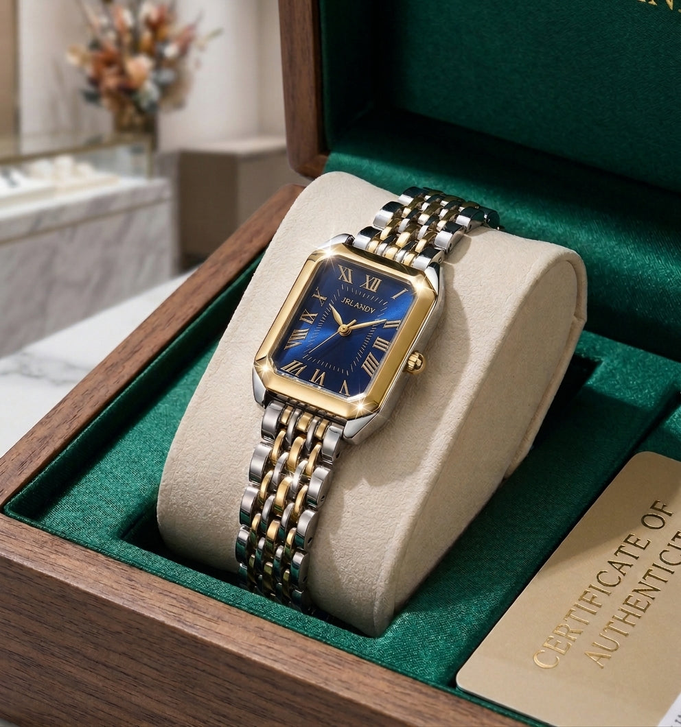 JRLAND Luxury Ladies Watch Classic Roman Dial