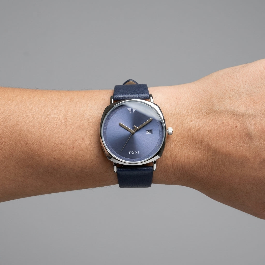 TOMI Original Classic Luxury Watch –  Sunburst Dial