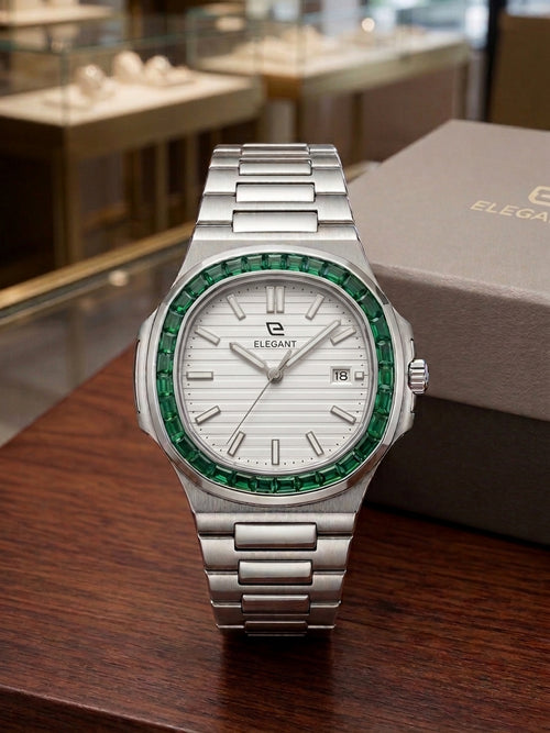 Elegant Emerald Luxury  Watch | Premium Men's Collection